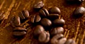 Grãos de café soltos