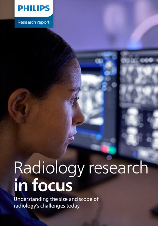 Capa da brochura do Philips Radiology Workflow Suite