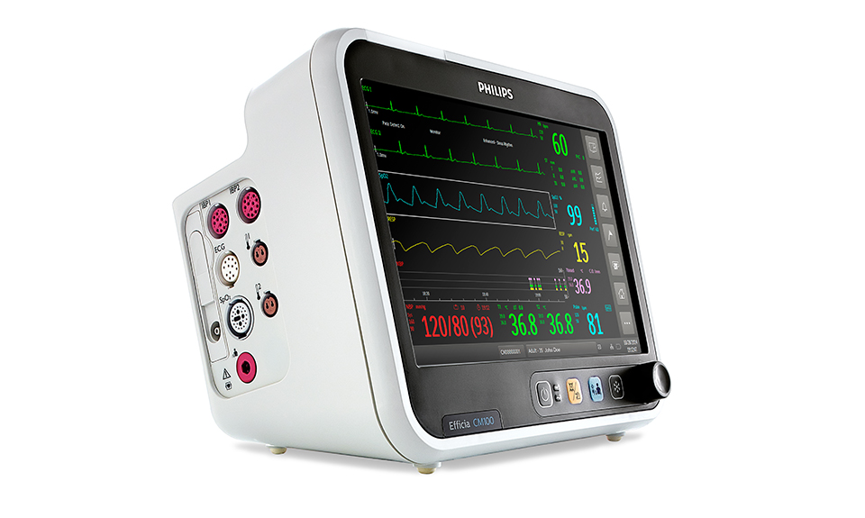 um dispositivo quadrado branco com um ecrã
