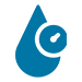 Ilustração de gota de sangue com o símbolo de pressão arterial