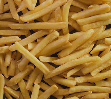 Batatas fritas congeladas