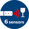 6 sensores