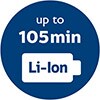 Até 105 min
