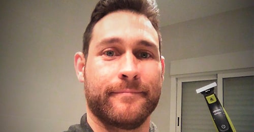 Utilizador OneBlade: barba de 3 dias