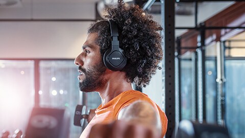 Auscultadores desportivos com aro para a cabeça Philips