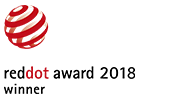 logótipo vencedor do prémio red dot de 2018