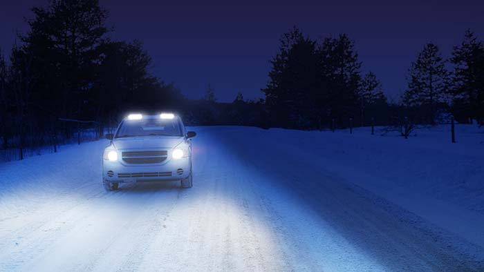 Luzes LED para circulação rodoviária