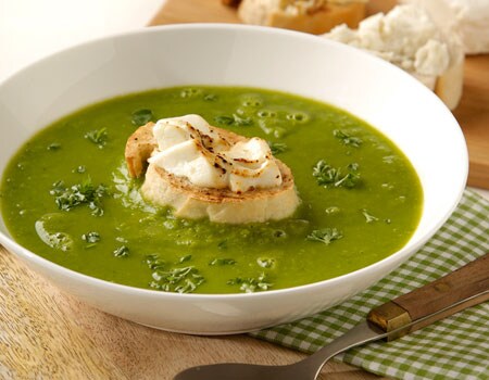 Creme Verde De Ervilhas Com Crostini De Queijo De Cabra | Philips