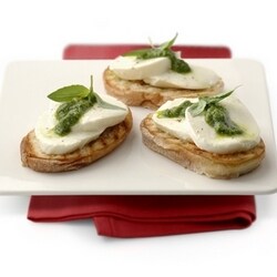 Chapata De Alho Com Mozzarella E Pesto Fresco | Philips