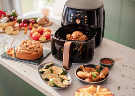 Molde Recipiente Silicona 19cm P/ Freidora De Aire Airfryer - El