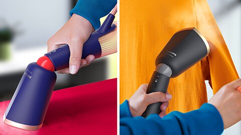 Plug & Play: pronto a utilizar em segundos; não necessita de tábua de engomar