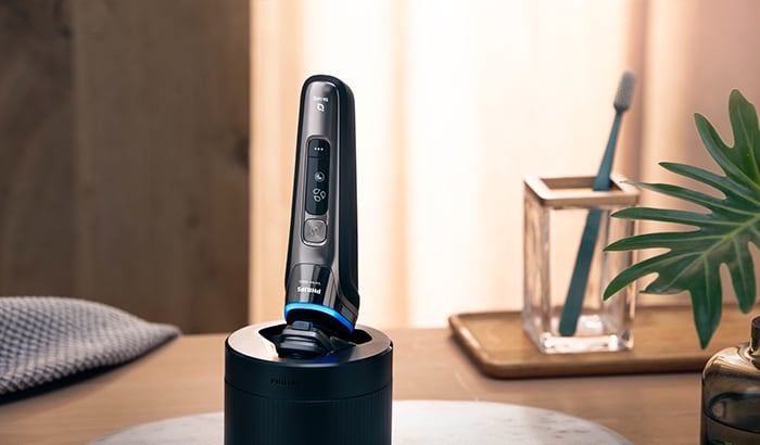 Como limpar a sua máquina de barbear S9000