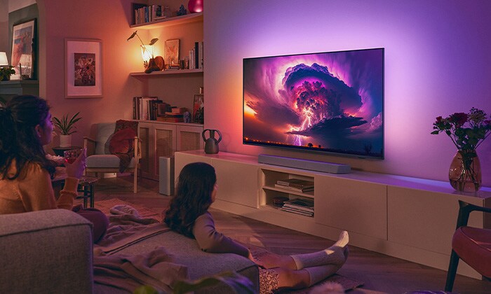 Televisor Philips concebido para filmes