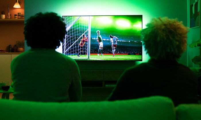 Desportos no televisor Philips