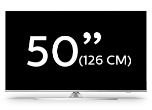 Android TV Philips LED 4K UHD da série Performance de 50 polegadas