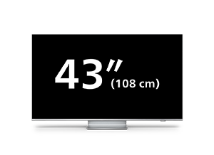 Android TV LED 4K UHD de 43 pulgadas de la serie Performance de Philips