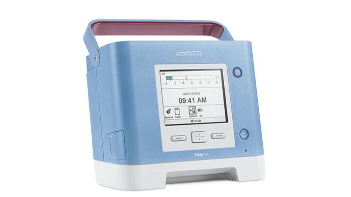 Actualização pela Philips Respironics relacionada con as reparações de Trilogy 100/200