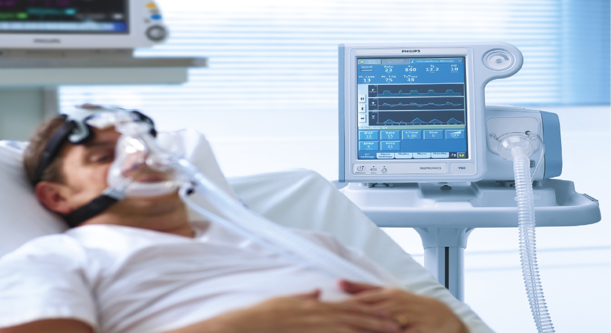 Philips respironics v60 plus hospital ventilator (abre em uma nova janela)